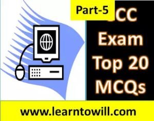 CCC Top 20 MCQs Part 5